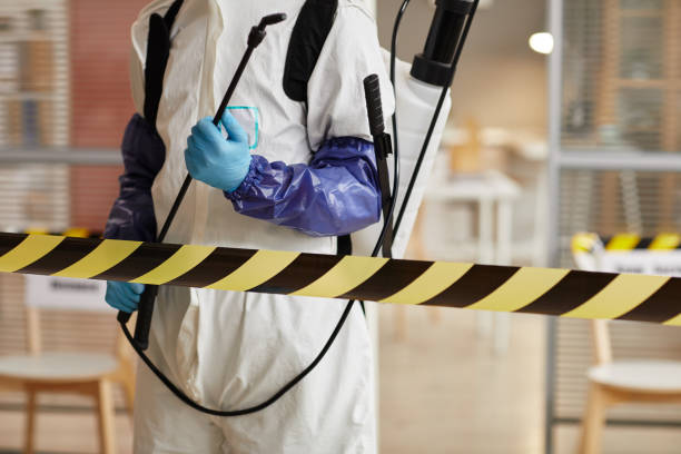 Professional Biohazard Cleanup technician working in Hampstead, MD